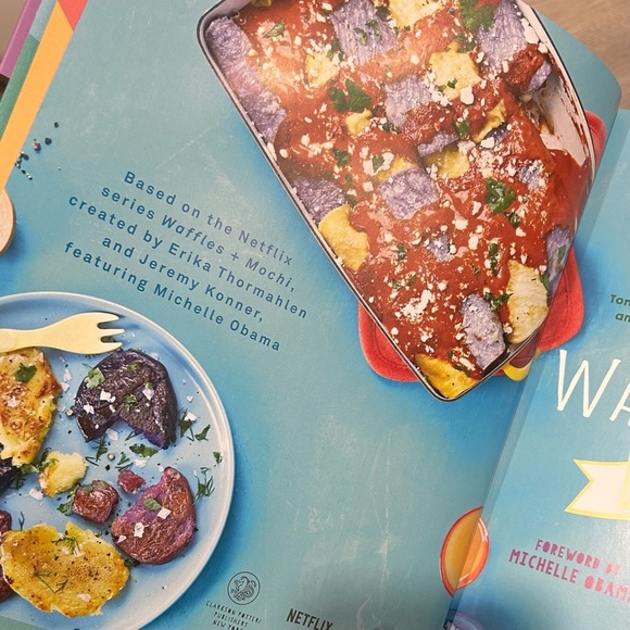 Waffles + Mochi Get Cooking! Kids Netflix Series Hardcover Cook Book New - Picture 4 of 5
